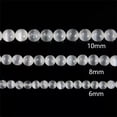 thumbnail image 5 of K-KED Natural Selenite Smooth Round Beads Size 6mm 8mm 10mm 15.5"Strand-10 mm, 5 of 9