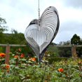 thumbnail image 4 of Beating Heart Wind Spinner Metal Spiral Heart Wind Chime Tree Pendant Garden Ornament Craft For, 4 of 5