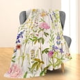 thumbnail image 2 of ZXFAMZUS Floral Flannel Throws, 13.78 in x 15.75 in, 2 of 10