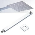 thumbnail image 4 of EIMELI 4/6/8/10/12 Inch High Quality Square Stainless Plated Steel Rain Shower Head Bathroom Faucet Accessory, 4 of 8