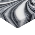 thumbnail image 2 of Ambesonne Abstract Fitted Sheet, Black White Surreal Art, Queen Size, Grey, 2 of 3
