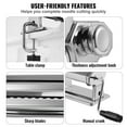 thumbnail image 6 of Vevor QMJYSSSD15CMI7P7OV0 Pasta Maker Machine - 9-Adjustable Thickness Settings Noodles Maker Manual Hand Press Pasta Making Kitchen Tool Kit, 6 of 7