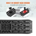 thumbnail image 4 of VEVOR 2 Pcs Planches de Traction avec PP pour Boue Neige Sable Sac de Rangement Long Noir, 4 of 9