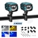 thumbnail image 4 of Motorcycle Auxiliary LED Light Driving Spotlights White/Amber/Blue Fog Lights with Mount Brackets Offroad Work Lights, 4 of 5