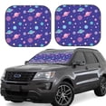 thumbnail image 1 of Balery Space Parasol para parabrisas de coche de 2 piezas | Parasol plegable para parabrisas delantero de coche para la mayoría de sedanes-Small, 1 of 6