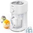 thumbnail image 1 of SX Shaved Ice Machine, Electric Ice Shaver and Snow Cone Machine with Large Capacity Storage, Portable Ice Crusher Ice Thickness Can be Adjusted (White), 1 of 5
