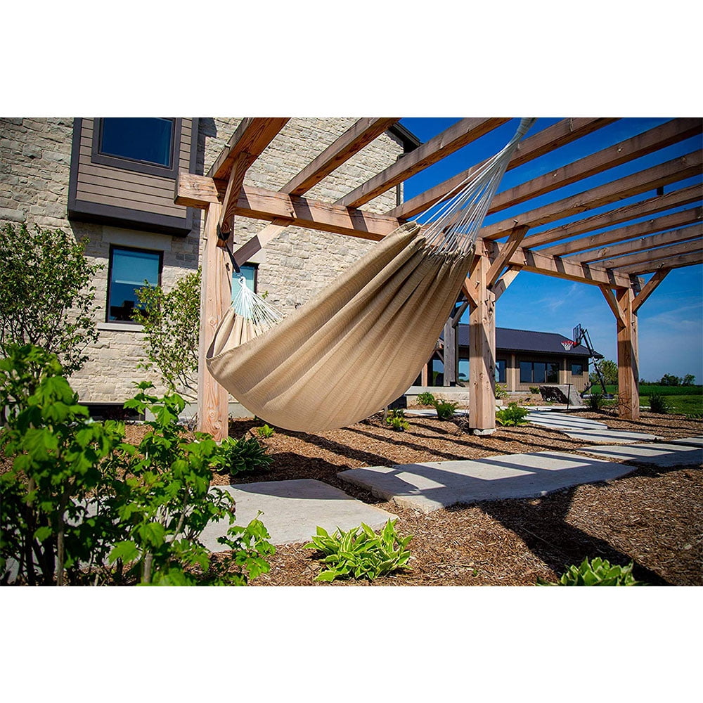 Vivere Brazilian Double Sunbrella® Hammock - Sand