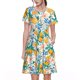 thumbnail image 1 of Disketp Colorful Fruits para Vestido de Manga Corta para Mujeres, Vestidos de Verano para Mujeres, Casual y Holgado para la Playa, 1 of 6