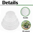 thumbnail image 7 of urorentea 24Pcs Clear Plant Saucer, 6 8 10 12inch Round Plant Pot Saucers, Plastic Plant Drip Trays, Flower Pot Saucers for Indoor Outdoor Garden Plants, 7 of 7