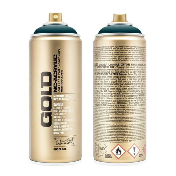 Montana GOLD 400 ml Spray Color, Petrol