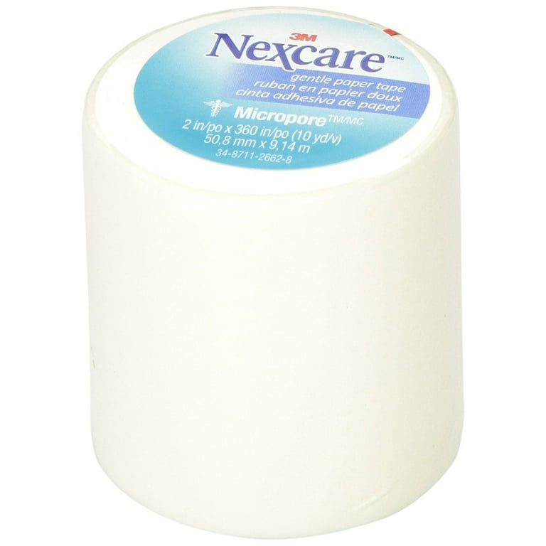 Nexcare Micropore Gentle Paper Tape 1 Inch X 10 Yards 12 Rolls per
