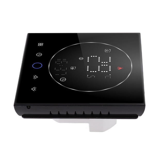 Thermostat Intelligent Mural Thermostat Programmable avec Affichage LED pour Maison et Bureau