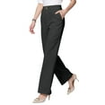 thumbnail image 6 of WULMLEO Pants for Ladies Over 50, Perfect Drape High Rise Pull-On Stretch Pants,Pulisa Pant Black S, 6 of 6