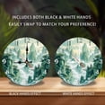 thumbnail image 2 of Mountain Landscape Wall Clock Home Decor 10-Inch Silent Wooden Wall Clock, Battery Operated (AA Batteries Not Included), Artistic Home Decor, 2 of 7