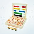 thumbnail image 3 of LOVEVER Wooden Early Childhood Education Toys Number Learning Cognitive Building Blocks Counting Frame Calculation Math Arithmetic, 3 of 5