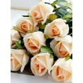 thumbnail image 7 of 12Pc Artificial Rose Flowers Silk 18.89in for Bridal bouquet Valentine's Day Gift Birthday Wedding Home Table Decoration, 7 of 7