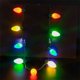 thumbnail image 4 of Collar de luz LED 9 de Navidad con luz brillante, collar de luz de bombilla de faro de color, collar de bombilla de destello de colores, 4 of 5