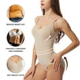 thumbnail image 4 of DREAM SLIM Shapewear Bodysuit for Women Tummy Control Panties Seamless Sleeveless Tops V-Neck Camisole Jumpsuit, 4 of 8
