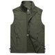 thumbnail image 3 of Chaleco de secado rápido para ocio al aire libre de primavera y verano para hombre, chaleco de fotografía con cuello Simple a la moda para hombre, 3 of 5
