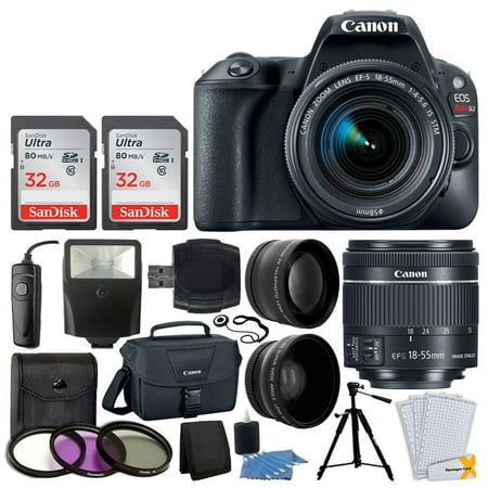Canon EOS Rebel SL2 DSLR Camera + EF-S 18-55mm IS STM Lens +