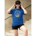 thumbnail image 2 of Stay Mushroom Groovy Shaped T-Shirt Women -Image by Shutterstock, Female Medium, 2 of 4
