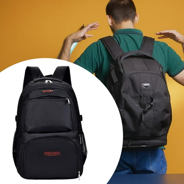 Mochila profesional para hombre con funda para portatil y bolsillos organizadores perfecta Rojo Bodega Aurrera en linea