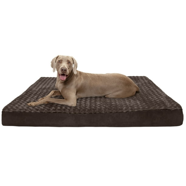 FurHaven Pet Dog Bed Deluxe Cooling Gel Memory Foam Orthopedic Ultra