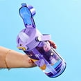thumbnail image 4 of 600ml Cartoon Children's Plastic Straw Cup Summer Student Straw Cup S3X3, 4 of 9