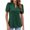 Green Summer Tops for Women_c, variant on HAPIMO Women' Plus Size Casual Loose Solid Color V-Neck Tees Elegant Blouses Fashion Clothes Summer Tops for Women Flowy Dressy Tunic Khaki L