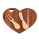 thumbnail image 5 of Juego De Cortador De Tenedor Y Tabla De Queso Con Forma De Corazón, Plato De Madera Para Charcutería, Tabla De Pan Con Orificio Para Colgar Para Cocina, 5 of 7