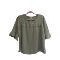 thumbnail image 3 of Paw Drazzel Boutique Women's Casualwear, Full Shoulder, 3/4 Sleeve, Size 12 Blouse, 3 of 5