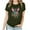Army Green, variant on VBTAPA Happy Easter Shirts for Women Funny Egg Graphic Tees Short Sleeve Cute Rabbit Bunny T-shirt Lightweight Holiday Blouse Tops Big Sales Today Army Green L