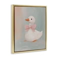 thumbnail image 2 of Stupell Industries Cottage Duckling Portrait with Bow Gold Floating Frame Canvas Art, 25 x 31, by The Prints Vibe, 2 of 8
