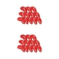 thumbnail image 4 of maskred Premium Waterproof Golf Iron Head Cover Leather PU Club Headcover Protection for Clubs Red 18x9.5cm 2Set, 4 of 6