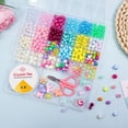 thumbnail image 3 of Tivamiko DIY Bracelets Making Kit with 8mm Beads(483pcs), Handcraft Necklace&Jewelry Making Kit for Girls Ages 6-12, 3 of 7