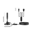 thumbnail image 2 of Antena HDTV amplificada 37DB High Gane High Gane HDTV Box Digital Antena Interior Home TV Aerial para TV Indoor 4K 1080P Canales, 2 of 9