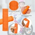 thumbnail image 4 of MODANU 2 Pairs Bike Handlebar Grips with Tassel Streamers, Non-Slip Soft Rubber Bike Handle Grips, Orange, 4 of 6
