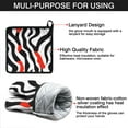 thumbnail image 7 of Red and Black Modern Art Geometric Kitchen Oven Mitt and Pot Holder Sets 2 Pcs for Baking, Cooking and Grilling, Heat Resistant Up To 392 °F, 7 of 7