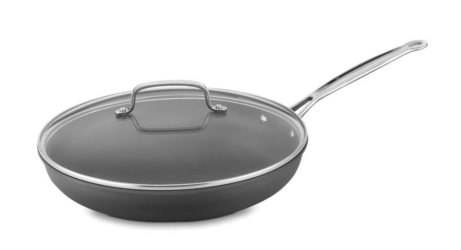 covered non stick skillet