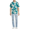 thumbnail image 5 of No Boundaries Men's and Big Men's Printed Shirt with Short Sleeves, 5 of 5
