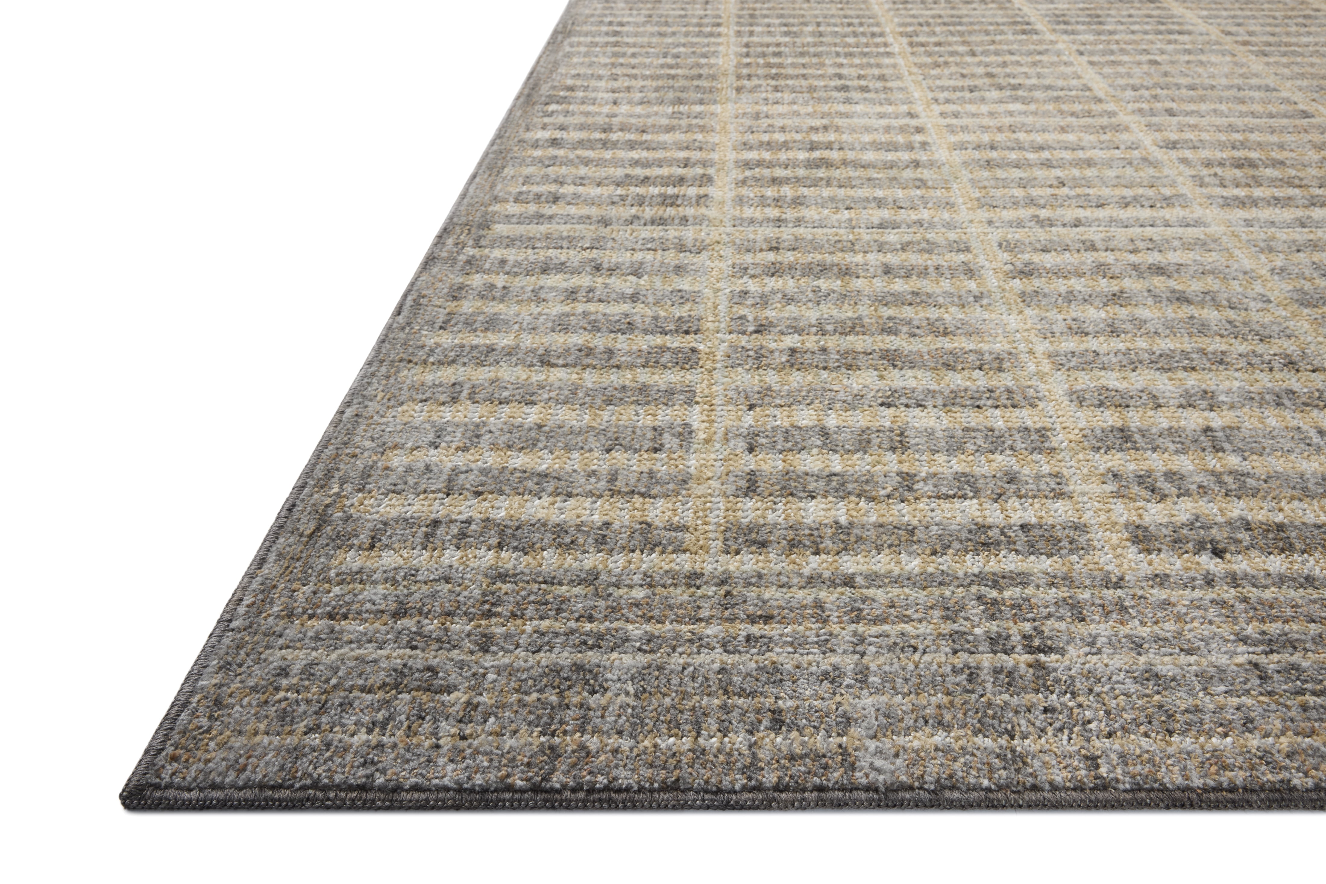 Loloi Roxie Smoke / Natural 2'-7" x 15'-0" Area Rug