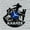 Blue-without LED, variant on Karate Gym decoration Vinyl Wall Clock, Vinyl Record Clock Wall Art Silent & Non-ticking(12 inchs C)