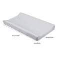 thumbnail image 3 of 3Pcs Diaper Change Table Sheets Breathable Cover Changing Pad Cover for Toddler Newborns Soft Cotton Changing Pad Sheets white powder gray, 3 of 4