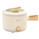 thumbnail image 1 of Dormitory Electric Hot Pot Non-stick Mini Ramen Noodle Cooker for Stir Fry Steak Noodles Soup Pasta, 1 of 5