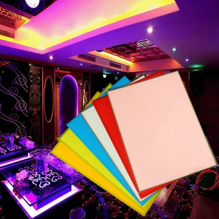 261893352944 Electroluminescent A4 EL Panel White /Aqua /Blue /Red Glow Paper Neon