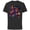 Black, variant on Guardians of the Galaxy Volume 3 Cosmic Team - Short Sleeve Cotton T-Shirt for Adults - Customized-Red