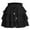 *2-Black, variant on VBVC Women's Tiered Ruffle Mini Skort,Ladies High Waist Flowy Skirt Shorts,Summer Beach Vacation Skirt For Women,Brown,S-XL