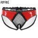 thumbnail image 2 of Lencería para hombre, ropa interior sin entrepierna, bragas de encaje transparente con entrepierna abierta, bragas de charol brillante con lazo, ropa interior de cintura baja, 2 of 5