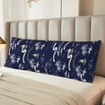 thumbnail image 5 of Naloa Hawaiian Style Super Soft 20x60 Body Pillow Case,Long Side Hidden Zipper（PILLOWS ARE NOT INCLUDED）, 5 of 6