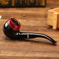 thumbnail image 2 of Pipas de cigarros falsas para fumar – Pipa de utilería para disfraz de Sherlock Holmes – Cigarro de utilería y pipa de burbujas para disfraz de Popeye – Accesorios de detective para escenari, 2 of 4